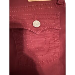 JEANS STRAIGHT True Religion Jeans CHILD Size 14  Big T Maroon